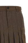 the sacai midi skirt redefines the codes of contemporary tailoring through a hyb