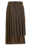 the sacai midi skirt redefines the codes of contemporary tailoring through a hyb