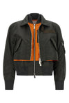 the sacai double layer blouson redefines outerwear through a complex