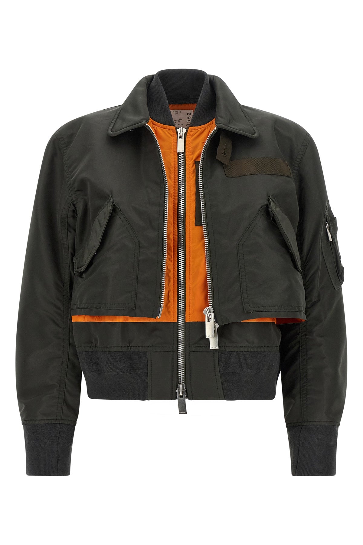 the sacai double layer blouson redefines outerwear through a complex