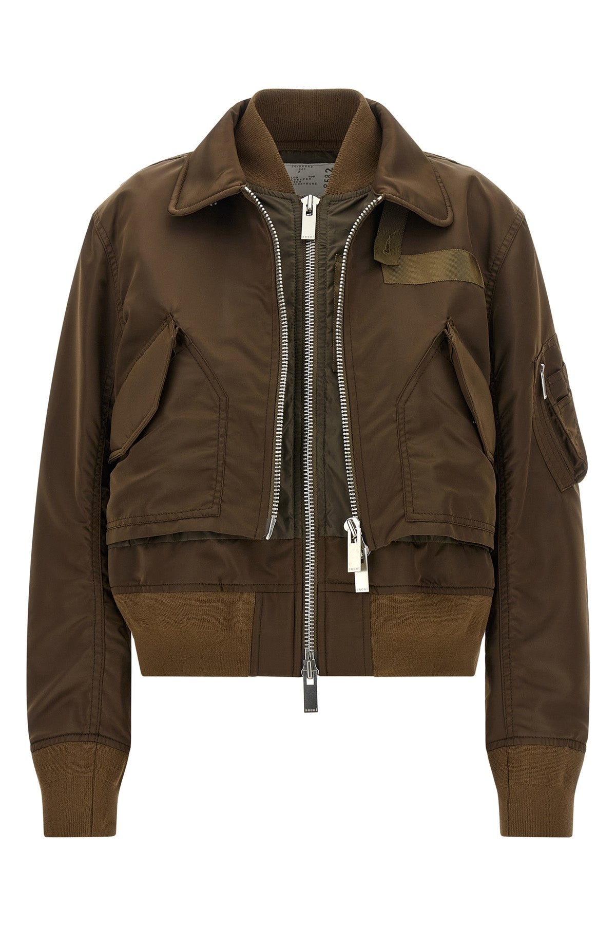 the sacai double layer blouson redefines the codes of outerwear through a decons