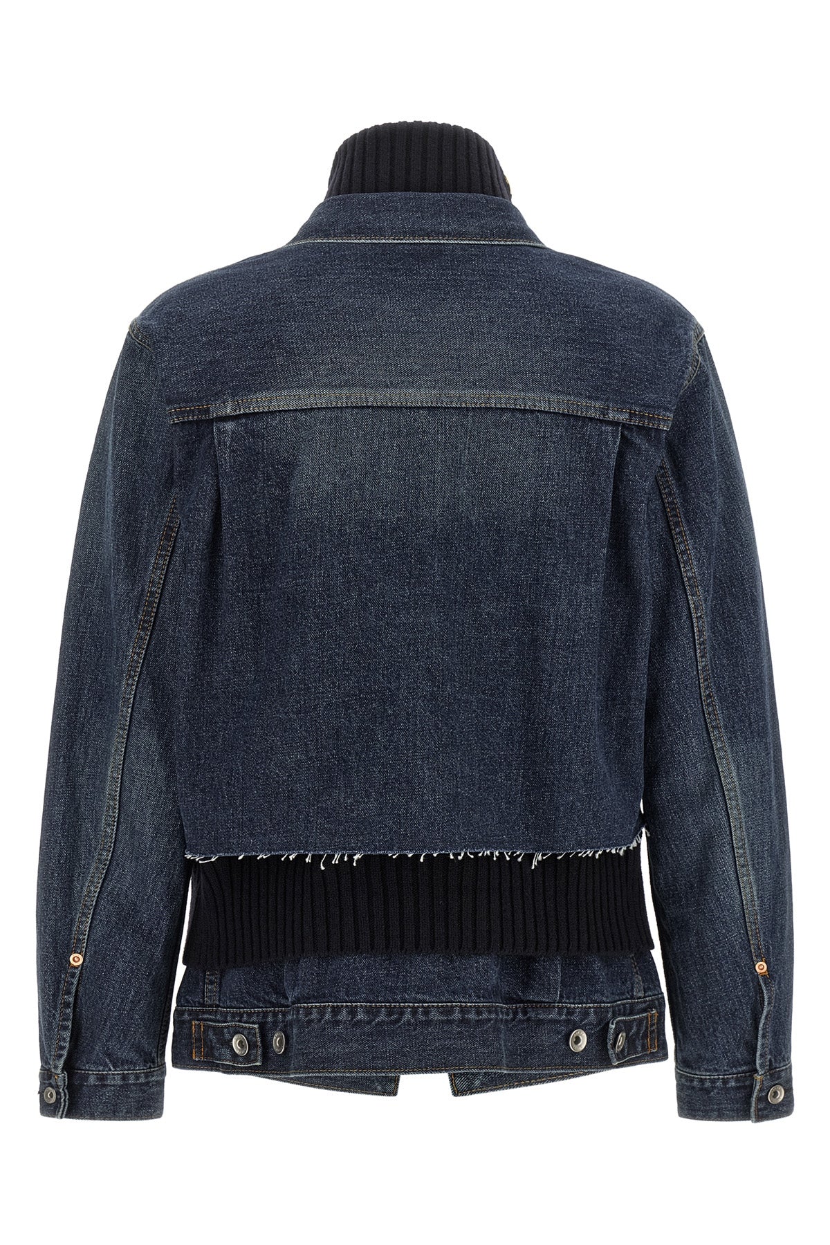 the sacai jacket redefines the codes of outerwear through a hybrid architecture