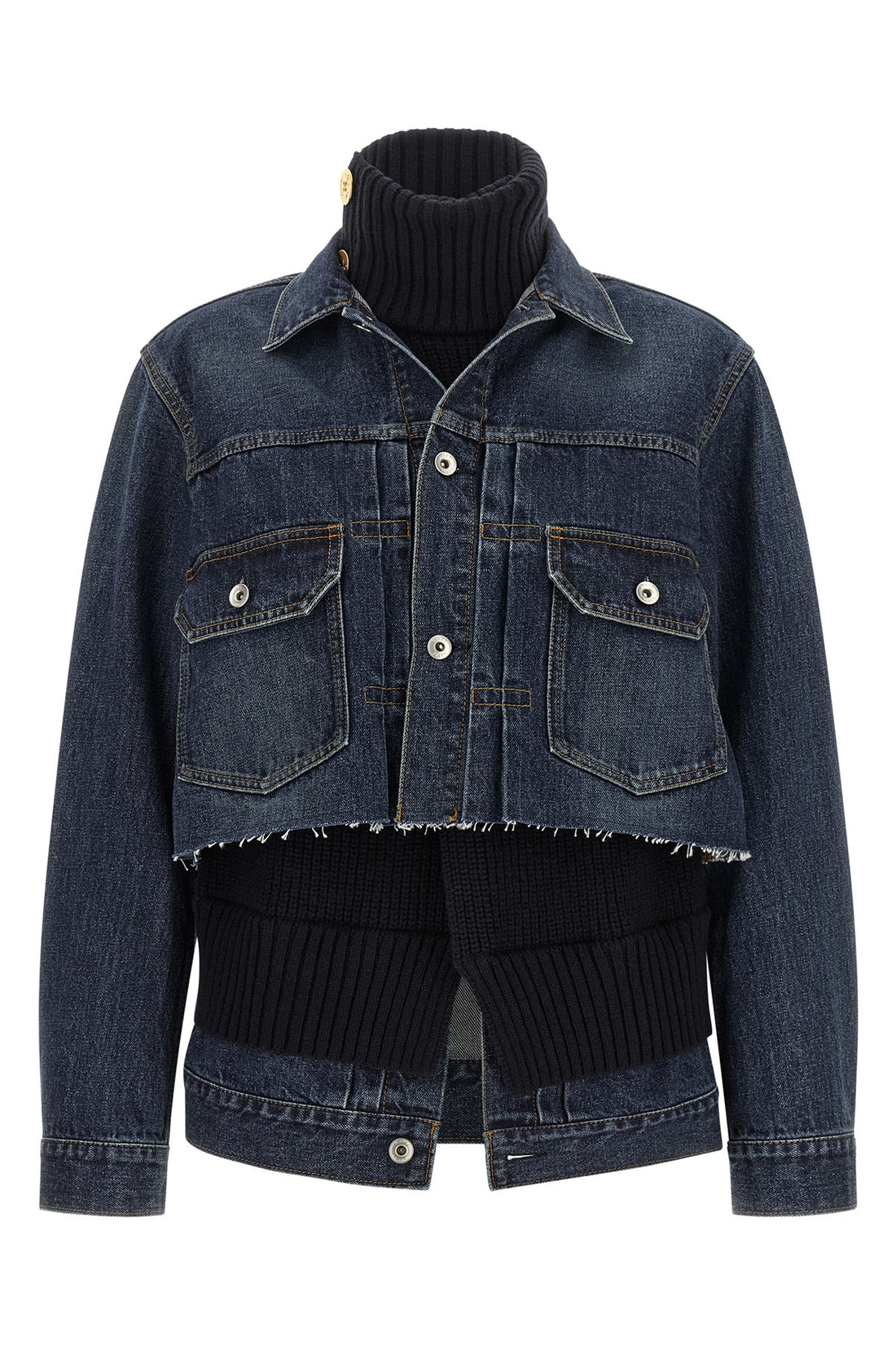 SACAI 2 the sacai jacket redefines the codes of outerwear through a hybrid architecture
