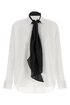 the sacai shirt redefines the codes of classic tailoring through a hybrid and de