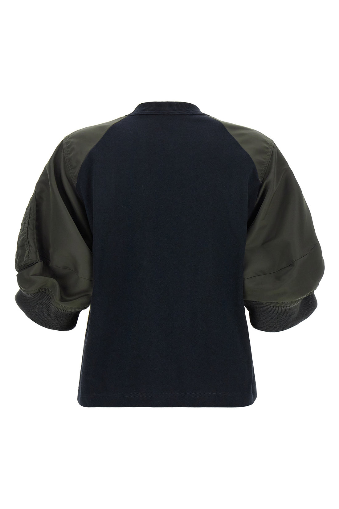 SACAI 1 the sacai t-shirt redefines the codes of casual dress through a hybrid and sarto