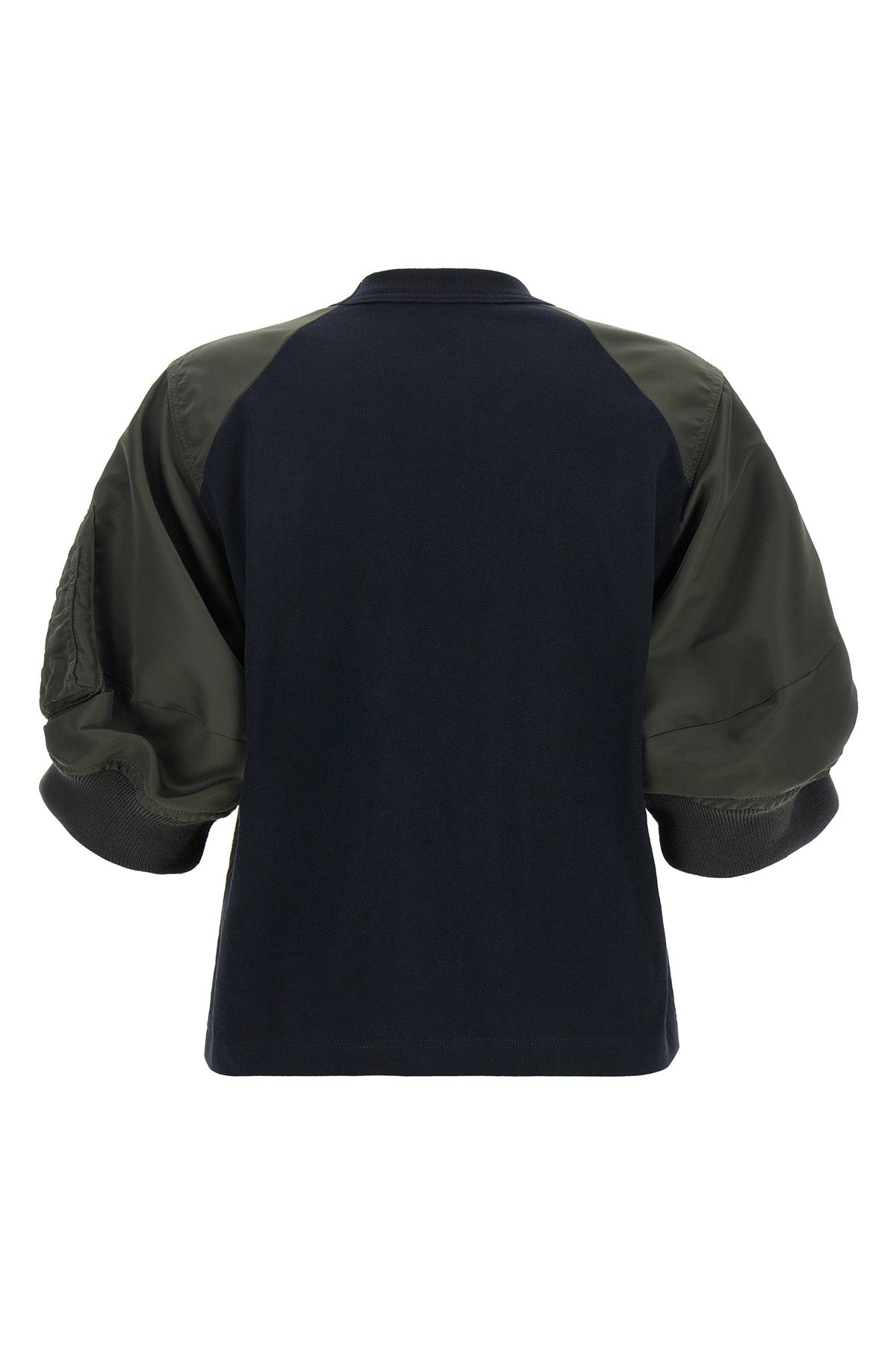 the sacai t-shirt redefines the codes of casual dress through a hybrid and sarto