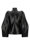 the sacai jacket redefines outerwear through a complex hybrid construction