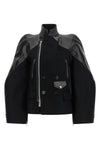 the sacai jacket redefines outerwear through a complex hybrid construction