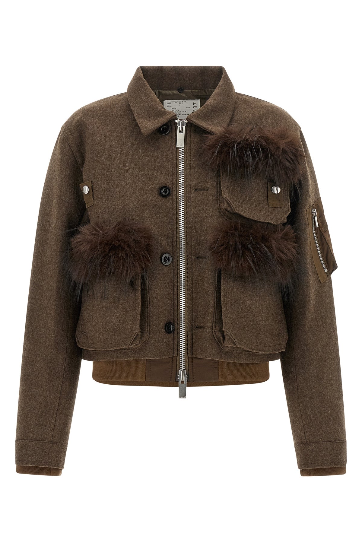the sacai blouson redefines the codes of outerwear through a hybrid construction