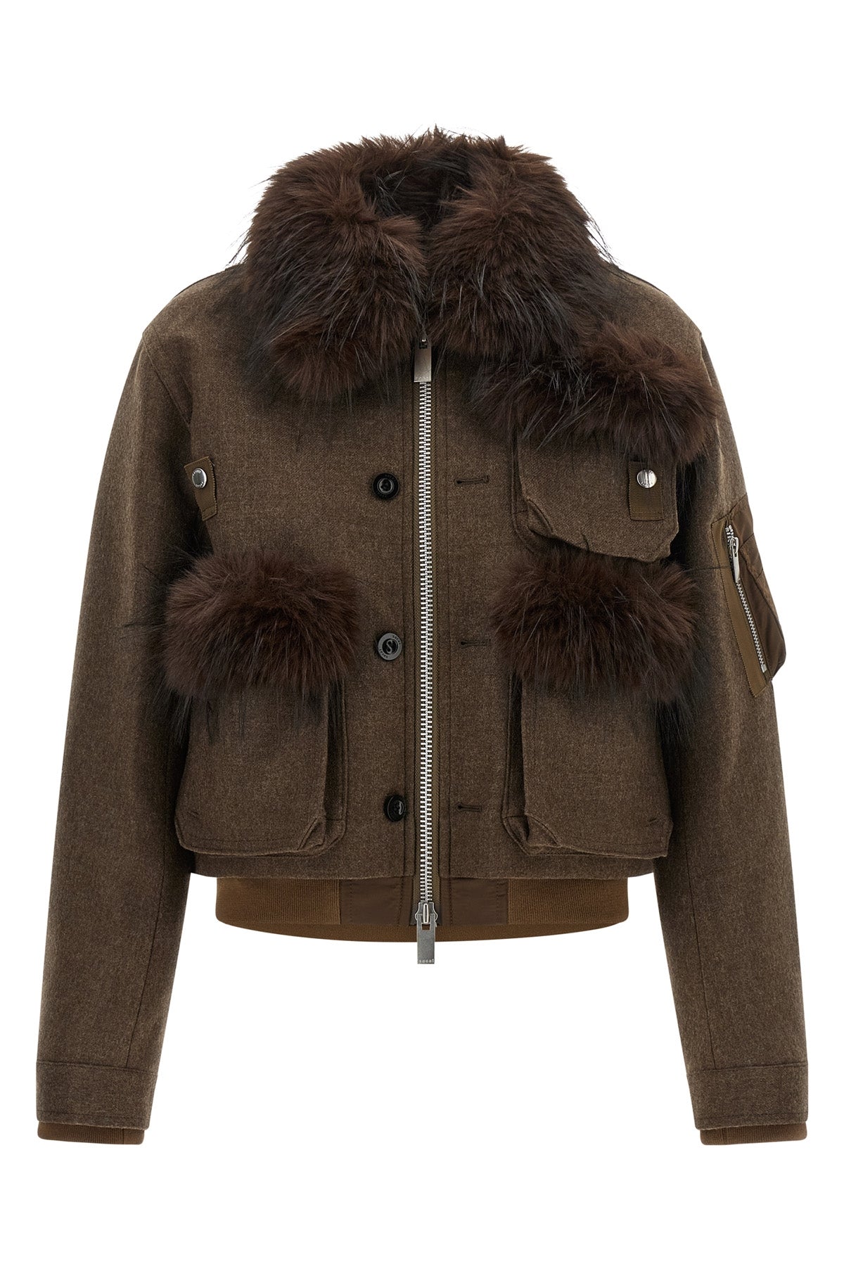 the sacai blouson redefines the codes of outerwear through a hybrid construction