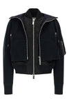 sacais double-layer bomber jacket redefines streetwear codes through a complex