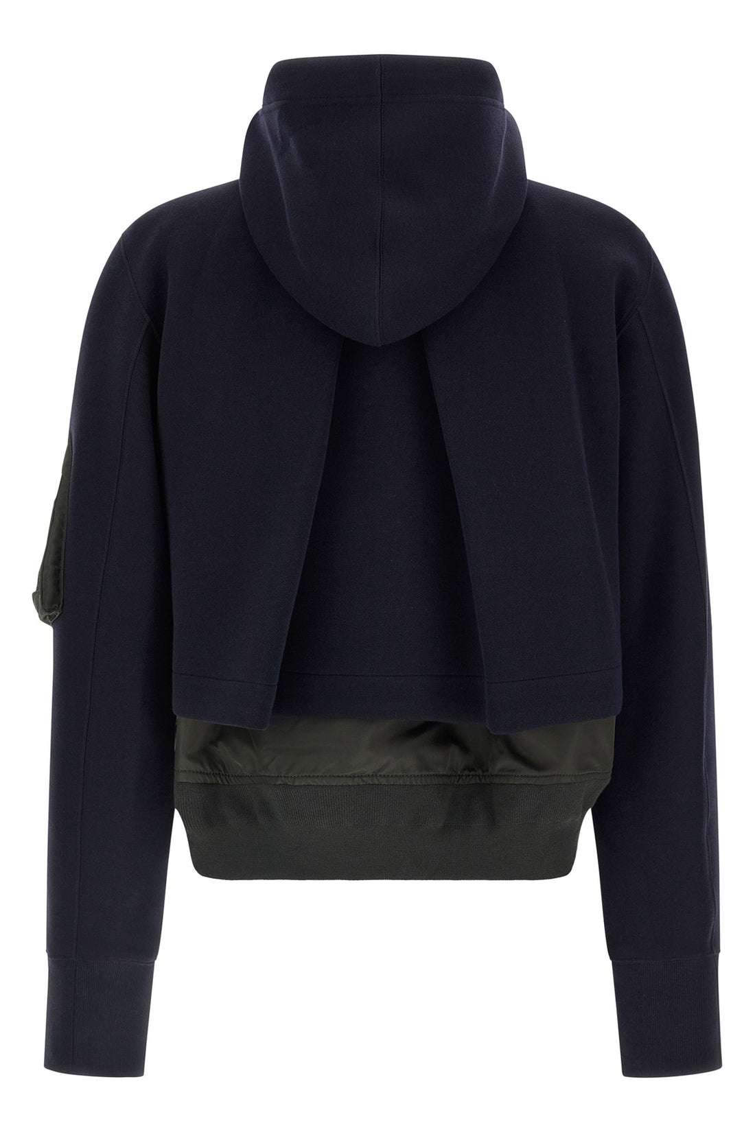 SACAI 2 the sacai sponge double-layer bomber jacket redefines the concept of contempor