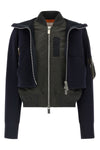 the sacai sponge double-layer bomber jacket redefines the concept of contempor