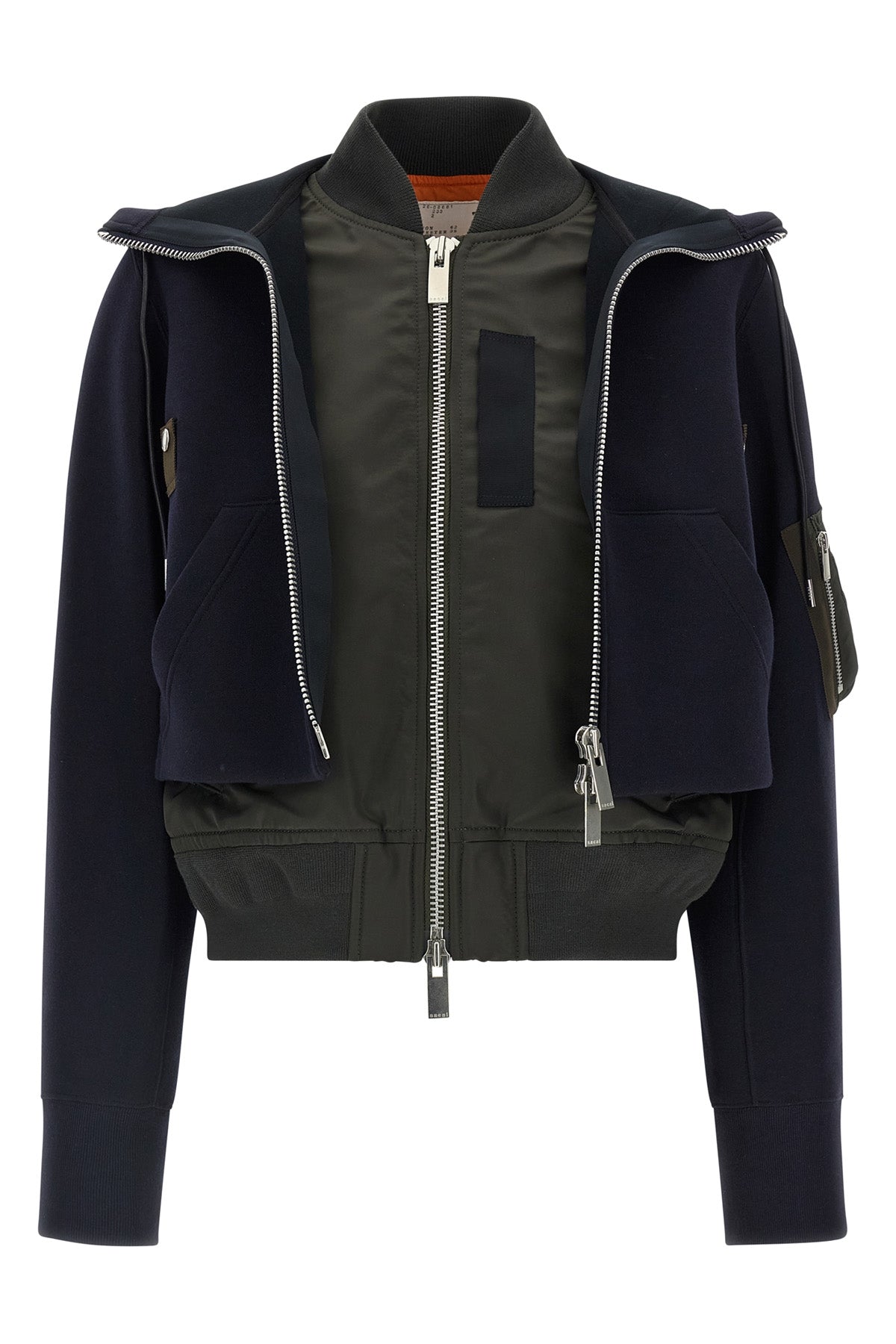 the sacai sponge double-layer bomber jacket redefines the concept of contempor