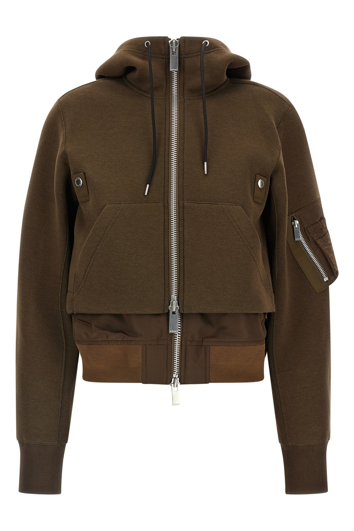 sacais sponge double-layer bomber jacket redefines casual dress codes through