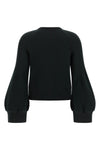 the sacai sweatshirt redefines the volumes of sports knitwear through a sartoria