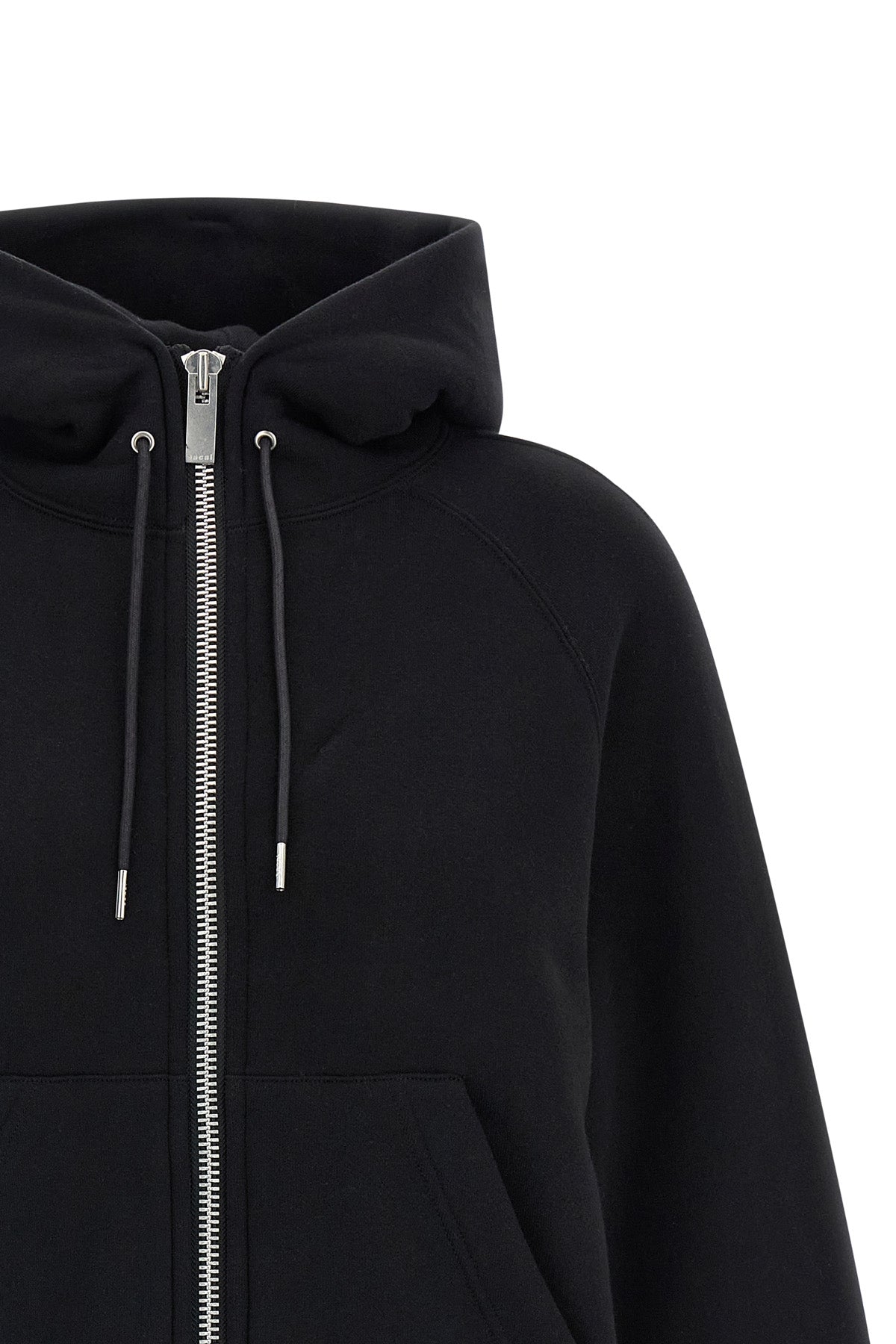 the sacai hoodie redefines the volumes of everyday wardrobe through a relaxed si