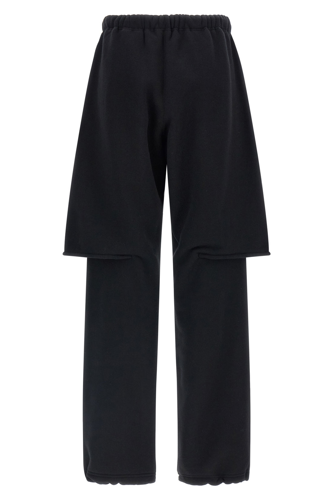 SACAI 0 the sacai pants in pure cotton jersey redefine the codes of casual dress through