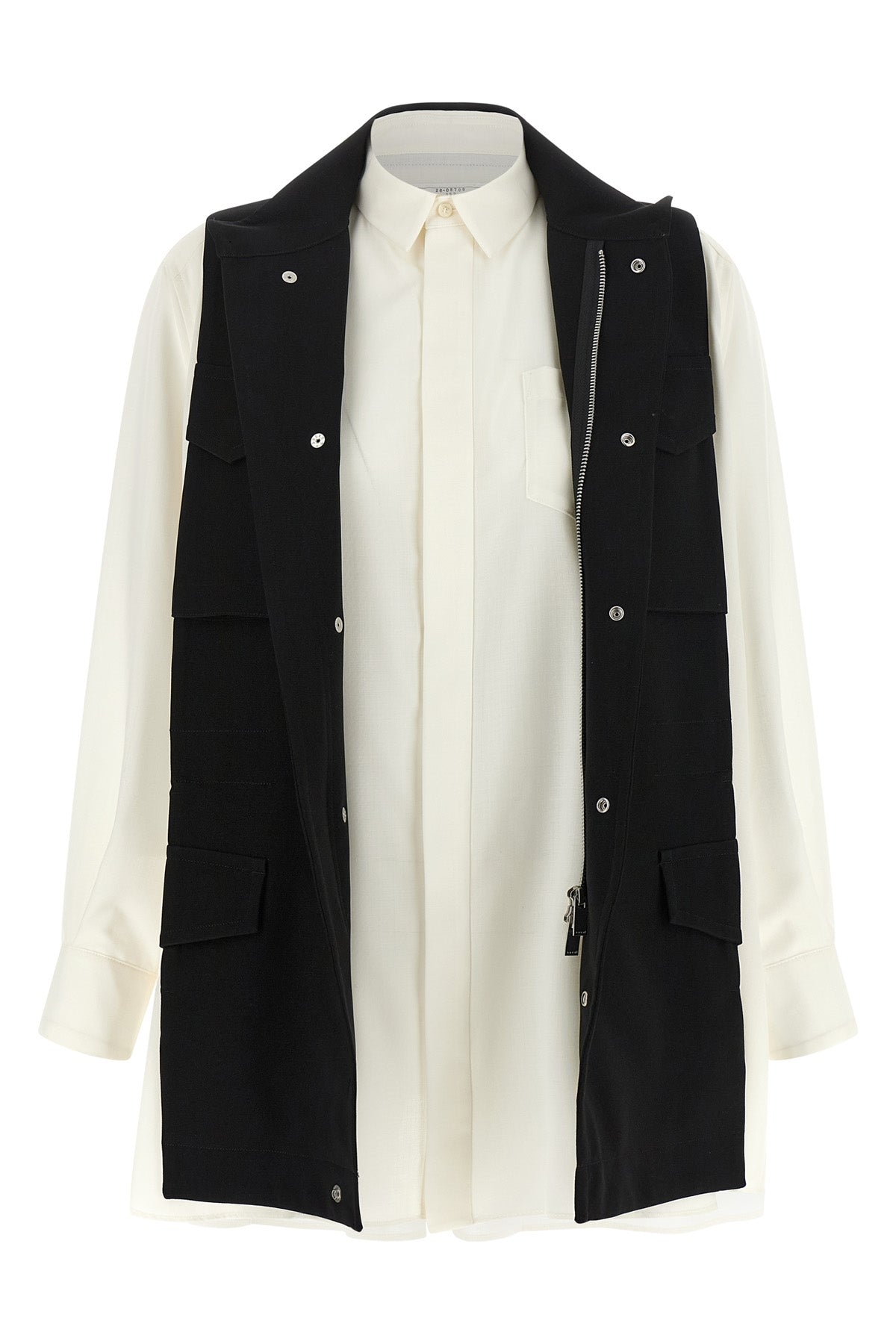 the sacai hybrid shirt redefines the codes of contemporary tailoring through a b