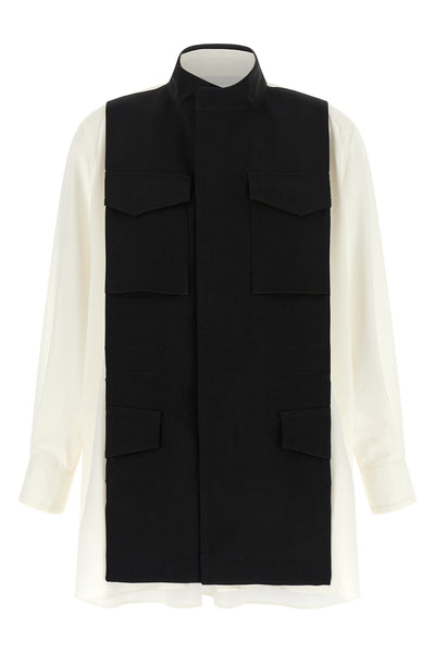 the sacai hybrid shirt redefines the codes of contemporary tailoring through a b