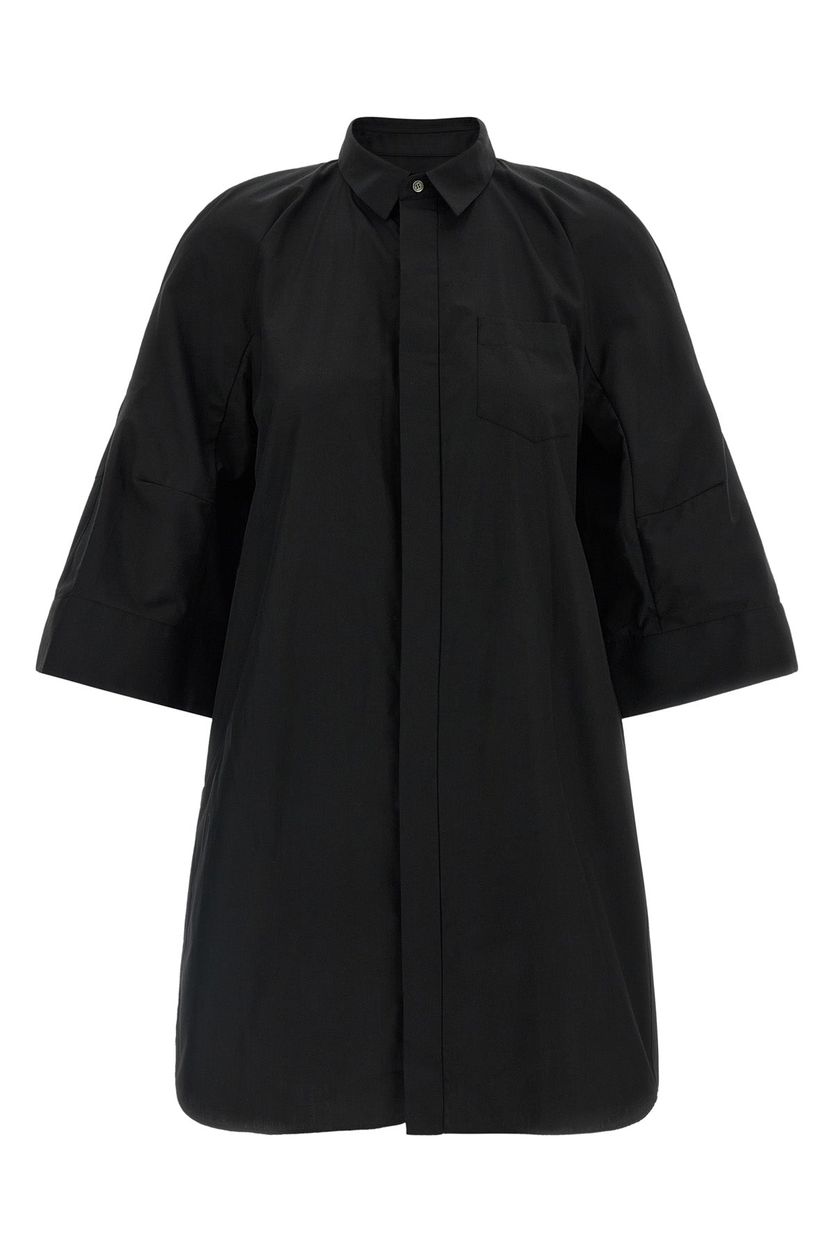 the sacai shirt dress redefines the codes of contemporary tailoring through unex