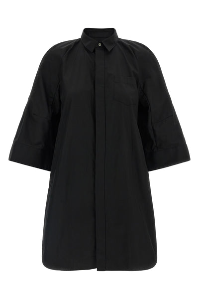 the sacai shirt dress redefines the codes of contemporary tailoring through unex