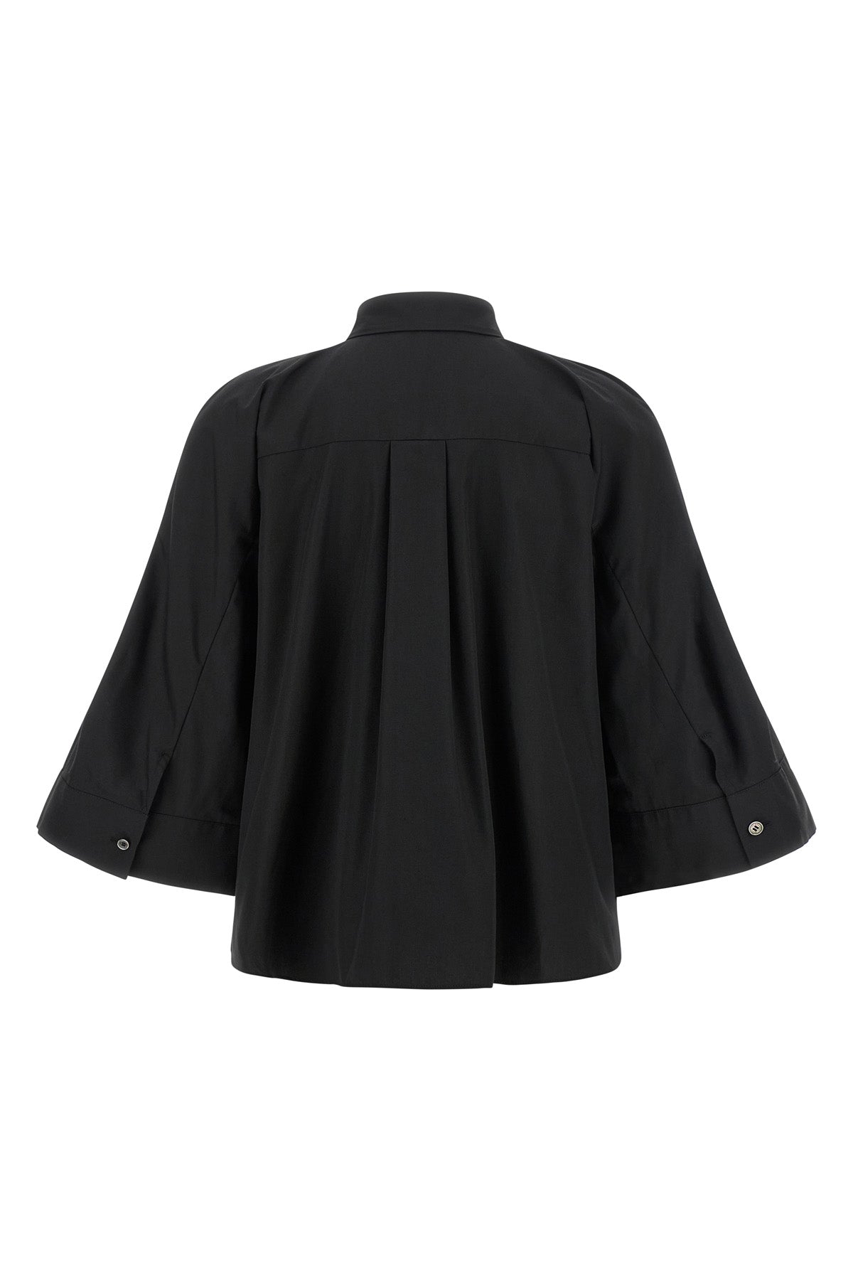 the sacai poplin shirt reinterprets the codes of classic tailoring through unexp