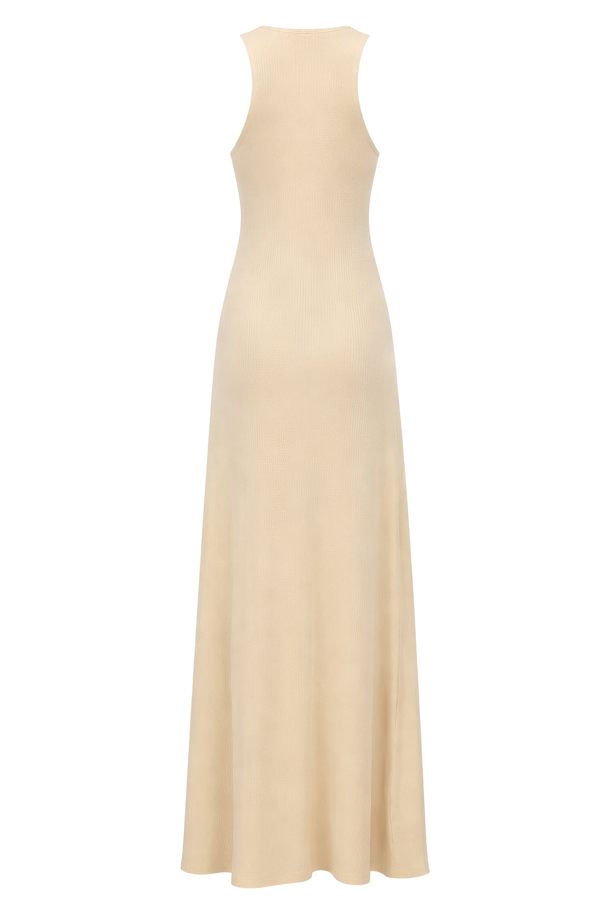 long aida knit dress of luxurious silk and cashmere blend