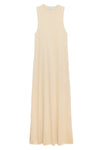long aida knit dress of luxurious silk and cashmere blend