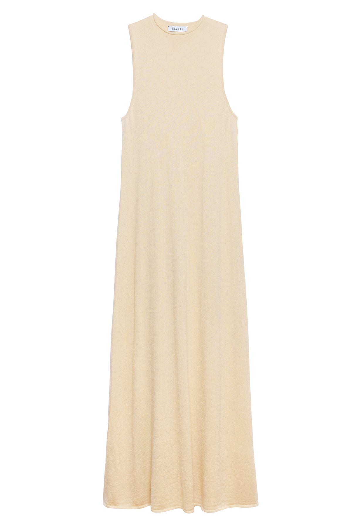 long aida knit dress of luxurious silk and cashmere blend