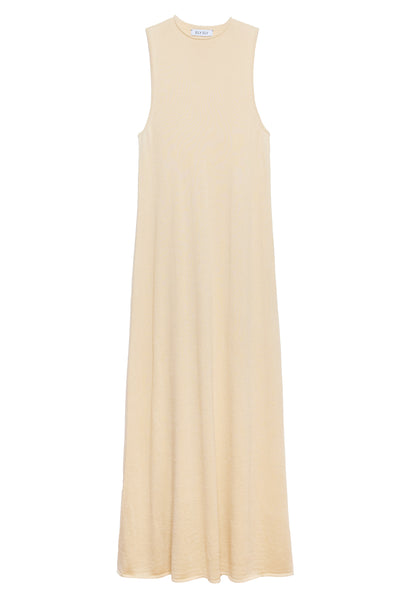 long aida knit dress of luxurious silk and cashmere blend