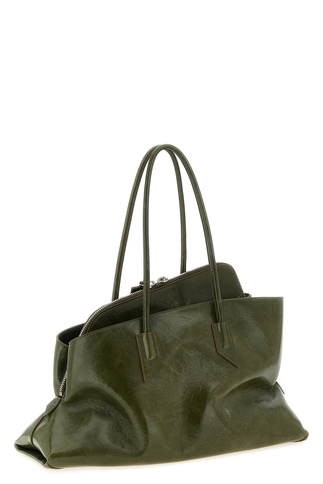 THE ATTICO OS the the attico la passeggiata medium shoulder bag redefines classic volumes th