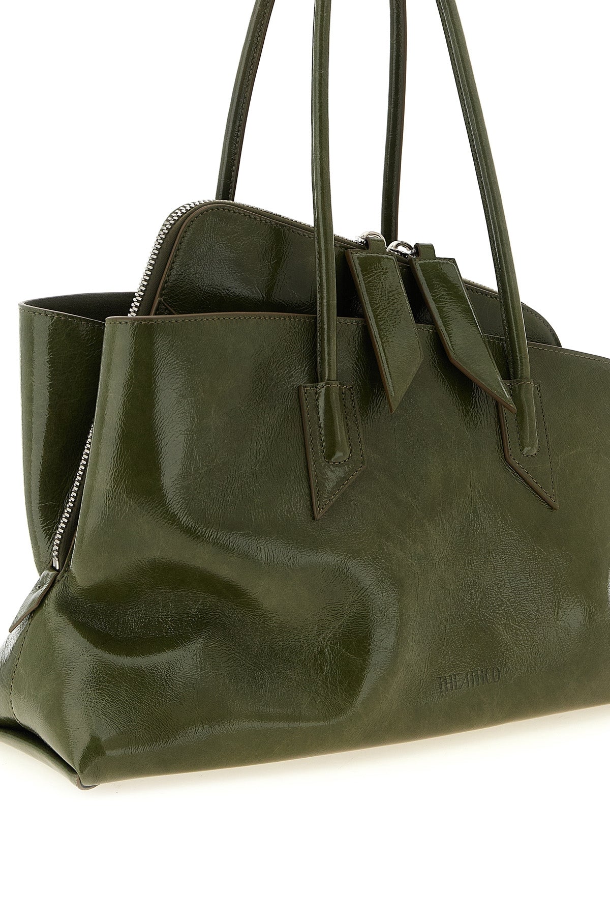 the the attico la passeggiata medium shoulder bag redefines classic volumes th