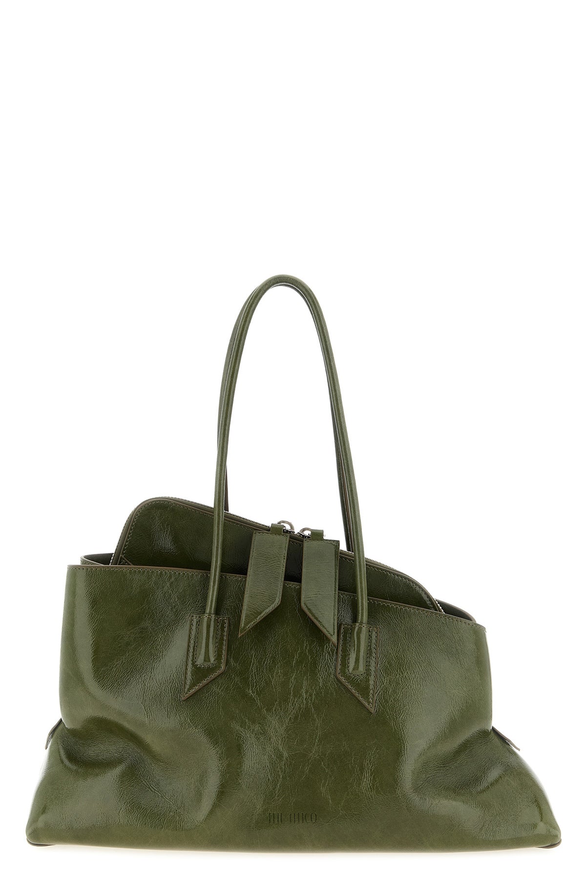 the the attico la passeggiata medium shoulder bag redefines classic volumes th