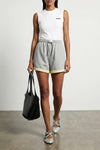 la scoop medium shoulder bag in calf leather