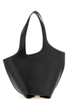 la scoop medium shoulder bag in calf leather