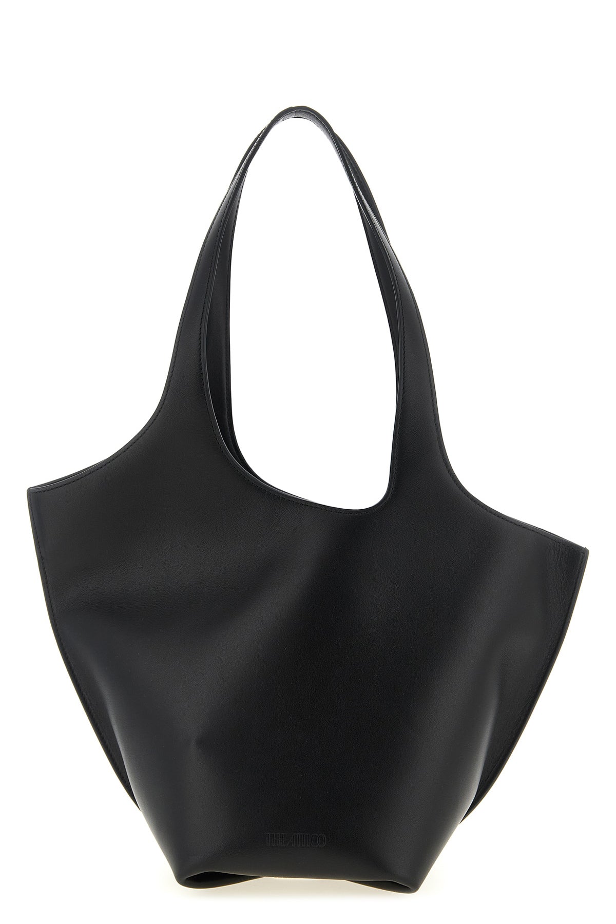 la scoop medium shoulder bag in calf leather