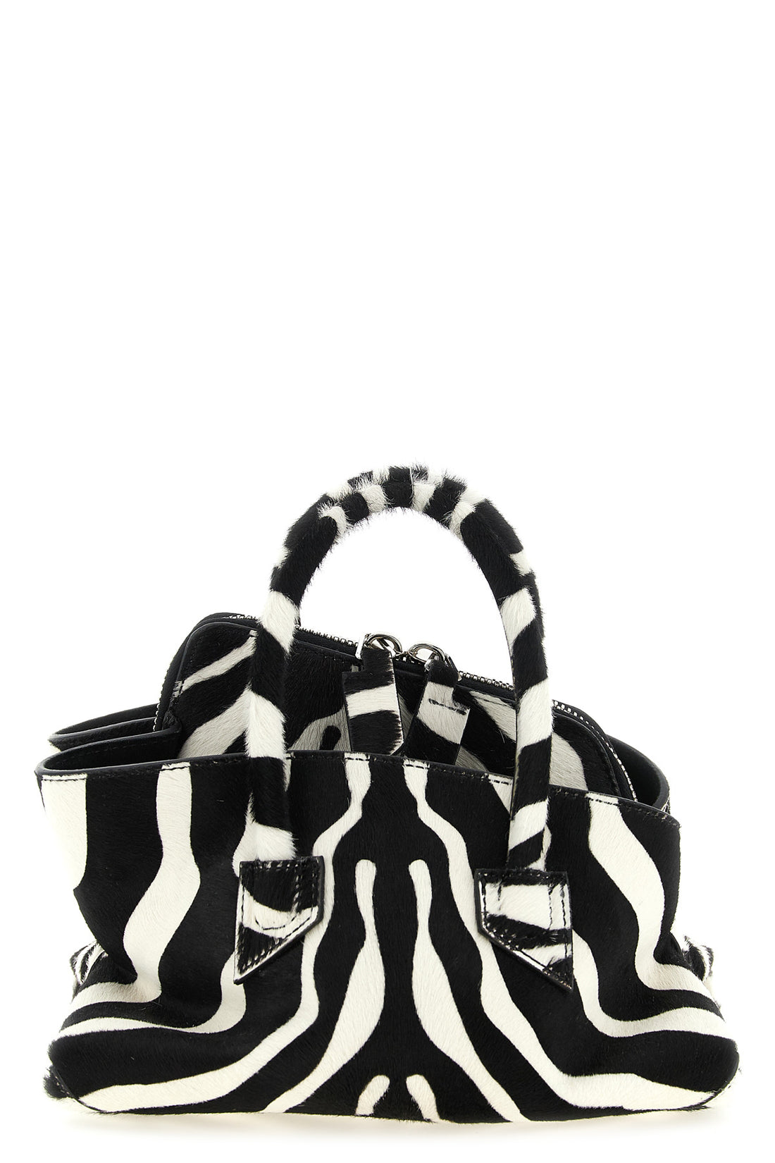 THE ATTICO OS la passeggiata mini handbag in pony-effect leather