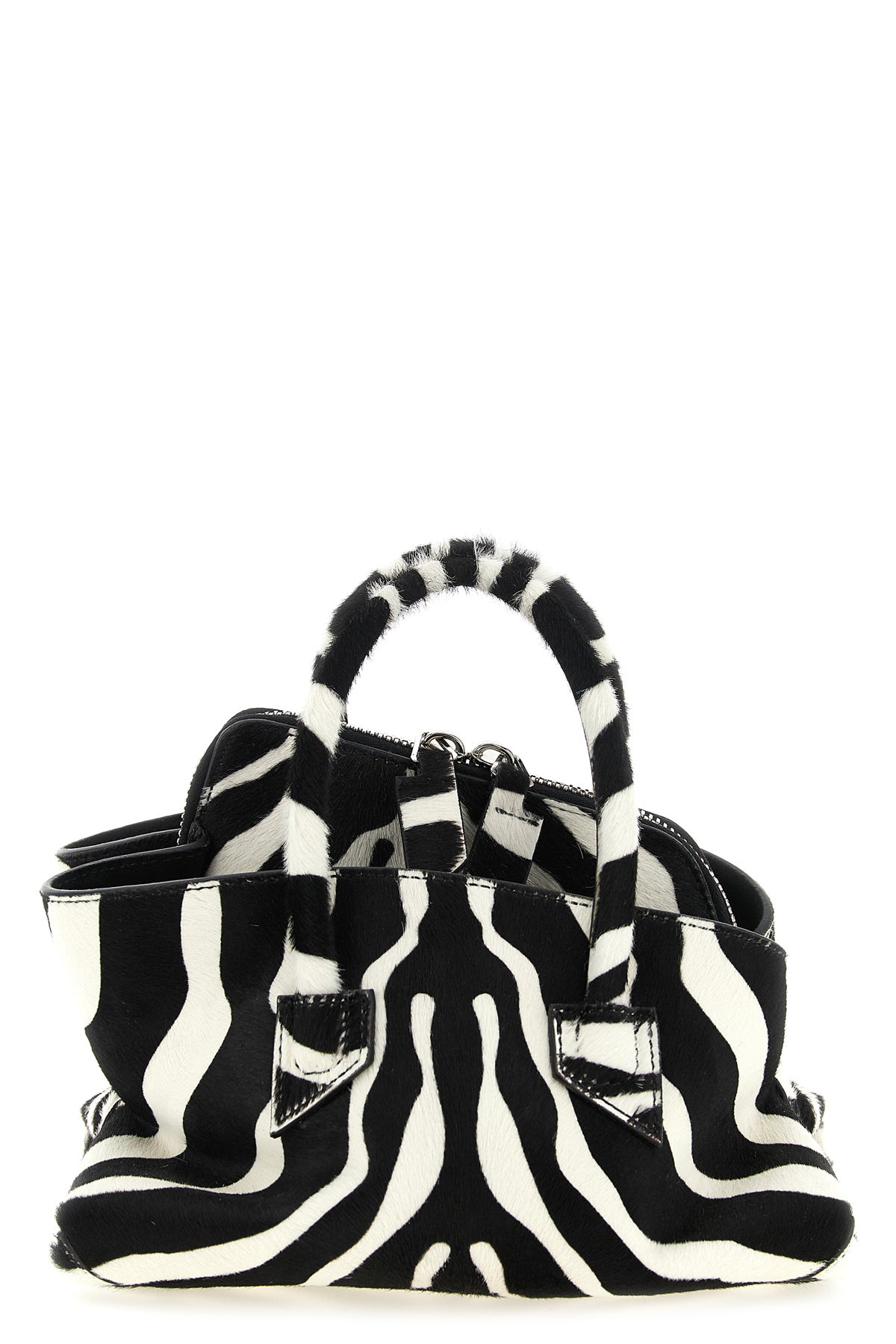 la passeggiata mini handbag in pony-effect leather