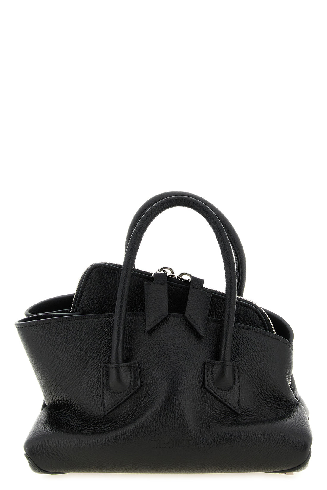 THE ATTICO OS the attico la passeggiata mini handbag stands out for its asymmetrical and uns