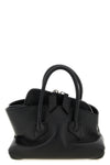 the attico la passeggiata mini handbag stands out for its asymmetrical and uns