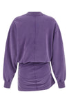 mini dress in light american fleece faded