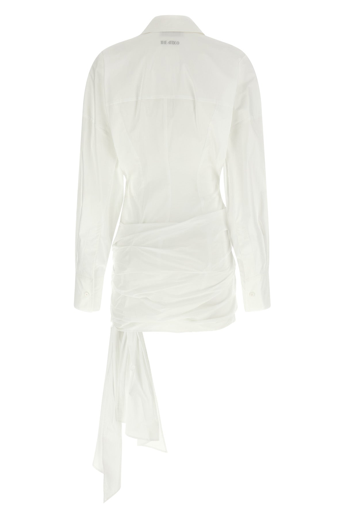 mini dress in cotton poplin