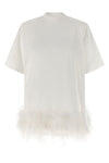 t-shirt mini dress in light cotton jersey