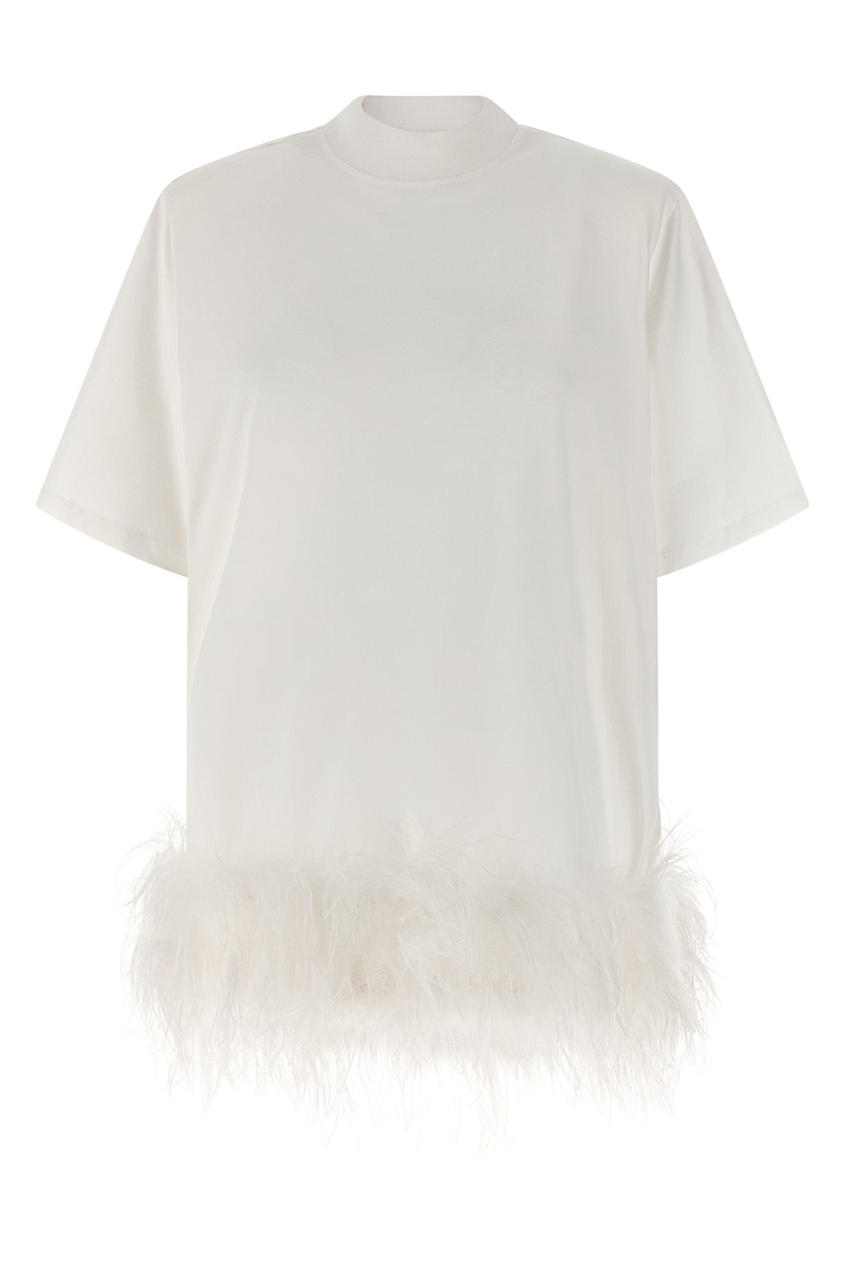 t-shirt mini dress in light cotton jersey