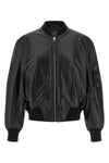 leather bomber jacket