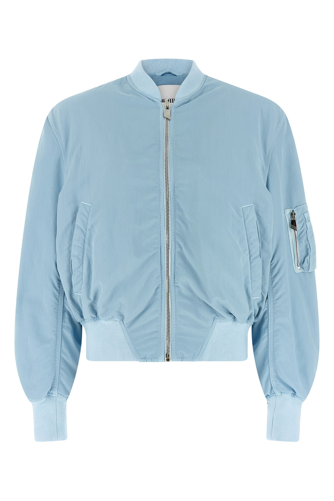 THE ATTICO 36 anja bomber jacket in overdyed padded nylon