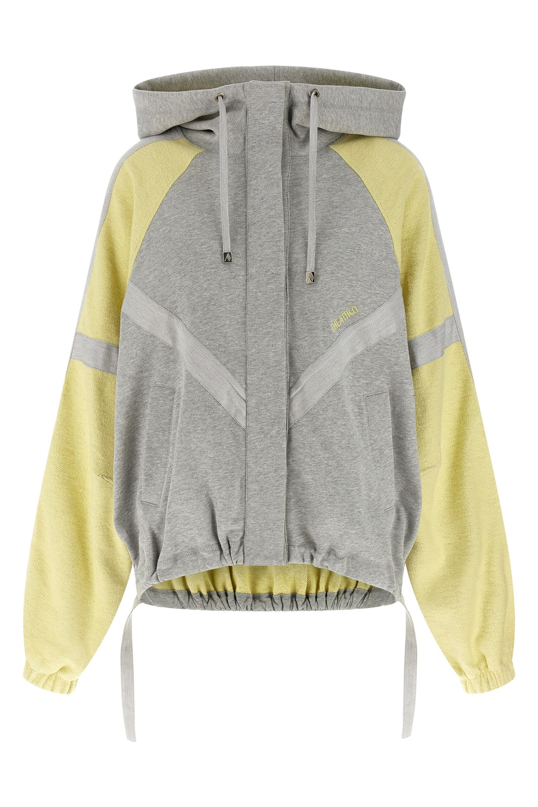 THE ATTICO 36 double fleece bomber jacket