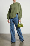 vintage effect american fleece sweatshirt