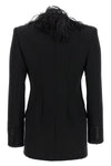 cool wool single-breasted blazer